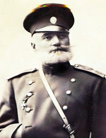 არჩილ ჭავჭავაძე გულბაათის ძე 1841-1902წწ  თავადი, გენერალ-მაიორი, დაბ. სოფ. წინანდალი თელავი კახეთი